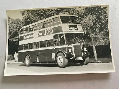 Bus Photo Selby Double Decker East Yorkshire Service JRH 978 1949 Roy Marshall • £5.99
