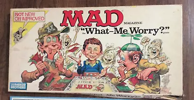 VINTAGE 1979 MAD MAGAZINE WHAT-ME WORRY? BOARD GAME By PARKER BROTHERS Complete! • $9.99