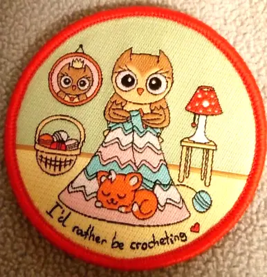 Girlguiding  Brownie Guide Rainbows Rangers  Crochet  Cloth Badge • £1.50