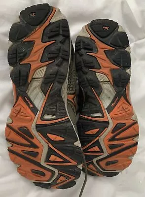 Men's Mizuno Trail Running Shoes Trainers Goretex Green Orange Black Size 11 • £19
