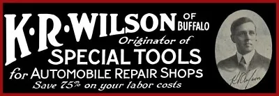 1922 KR Wilson Tools Buffalo York NEW Sign 12x36  USA STEEL XL Size - 4 Lbs • $88.88