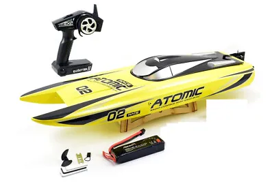 Volantex Racent Atomic 70cm Brushless RC Racing Speed Boat ARTR - Fast 60KPH! • $368.76