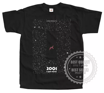 $18 • Buy A Space Odyssey 2001 T SHIRT V48 Movie Poster BLACK All Sizes S To 5XL