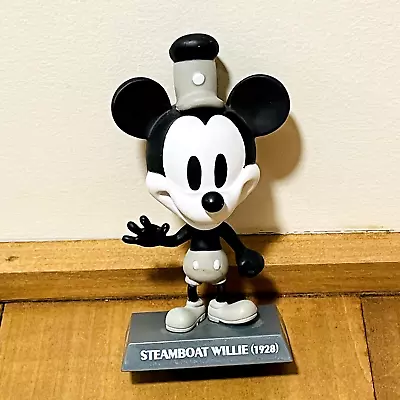 Disney STEAMBOAT WILLIE Mickey Mouse Bobblehead 2003 Black White Upper Deck • $10.99