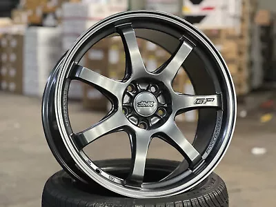 New 18x8.5J Mugen GP (4 Wheel) GREY 5x114.3 Honda Civic HRV Integra CRV Acura • $1460