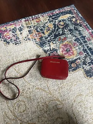 Michael Kors Red Patent Leather Crossbody Bag • $35