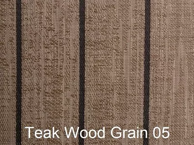 Marine Woven Vinyl Pontoon Flooring W/ Padding : Teak Wood Grain 05 : 8.5' X 18' • $539.95