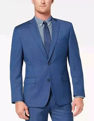 Michael Kors 40R Men's Blue Classic Fit Sport Blazer Suit Jacket & 34W 30L Pant • $39.99