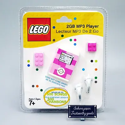 LEGO MP3 Player Pink Digital Audio Player 2GB Japan New • $48.94