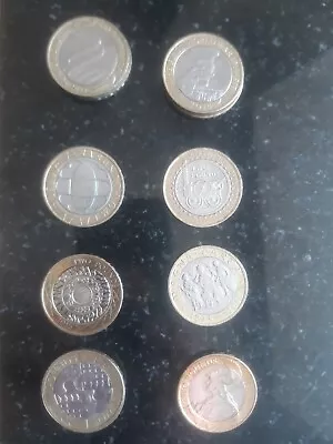 £2 Coin Job Lot.  Eight Different Coins Eleven In Total. • £35