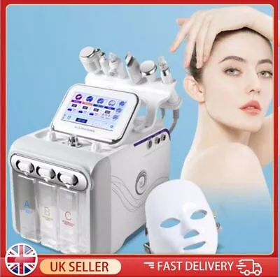 7 In1 Hydro Water Dermabrasion Facial Machine Skin Rejuvenation Wrinkle Removal • £219.99