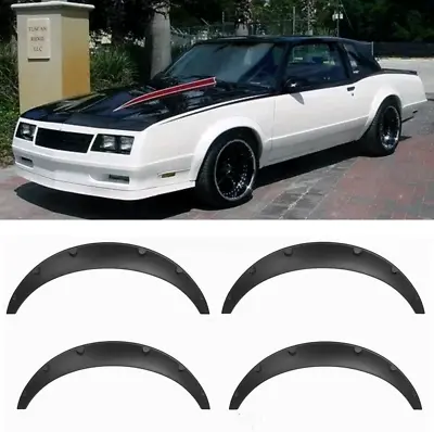 3.5  + 4.5  Fender Flares Extra Wide Flexible Body Kit For Chevrolet Monte Carlo • $69.19