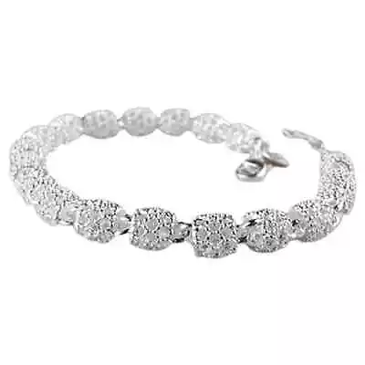 [zhangyu1220] [light-black] Vintage Crystal Wedding Bracelets For Women Silver  • $8.03