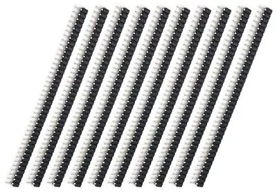 £5.39 • Buy 10 X 40 Pin Turned Single Row Strip 2.54mm Pin Header Connector 0.1  Arduino Pi