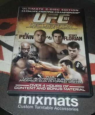  UFC 101 BJ Penn Vs Kenny Florian Silva Vs Griffin (DVD2009) 2 Disk Set • $10