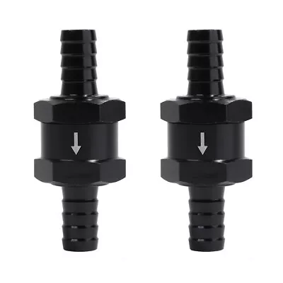 Fuel Check Valve OD 4mm 6mm 8mm 10mm 12mm 14mm One Way Inline Non Return Oil 2Pc • $10.99