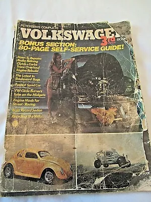 Petersen's Complete Volkswagen VW Manual 3rd Edition 1973 - Self-Service Guide • $13