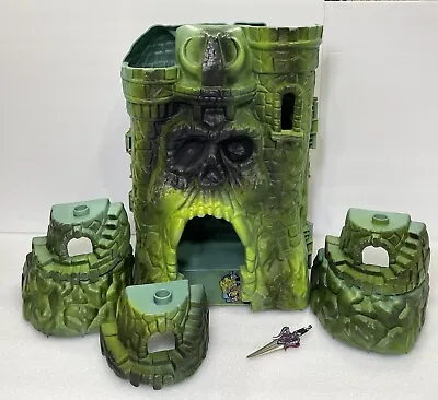 Mattel MOTU Castle Grayskull He-Man Masters Of The Universe Play Set Lot Vintage • $55.95