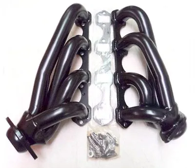 Small Block Ford Mustang 5.0 Liter Black Shorty Exhaust Headers SBF 289 302 351w • $148.87