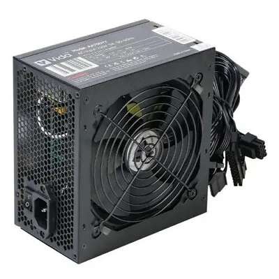 750W PSU ATX PC Power Supply Unit Quiet 120mm Fan PCI-E SATA Vida  Black • £34.35