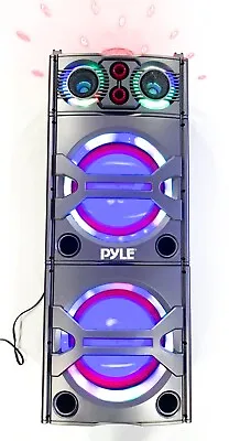 Pyle PSUFM1043BT BT MP3USBSDFM PA Speaker Karaoke System W Mic *PLEASE READ* • $161.99