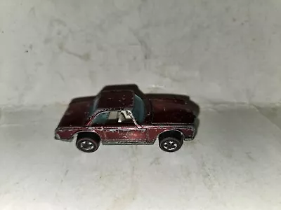 Vintage 1969 Mattel Hot Wheels Red Mercedes Benz SL RedlineHong Kong • $10