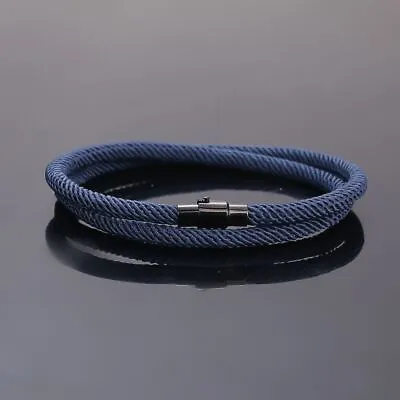 Double Layer Hand Chain Minimalist Red Rope New Men Bracelet  Boyfriend • £3.72