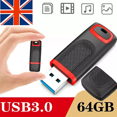 £5.99 • Buy Portable 64GB USB 3.0 Flash Drive Memory Stick Thumb Pen Drive U Disk Storage