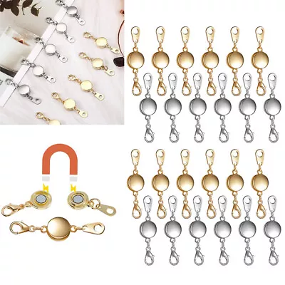 24X Magnetic Lobster Clasps Jewelry Necklace Converter Extender Hook Closures US • $13.80