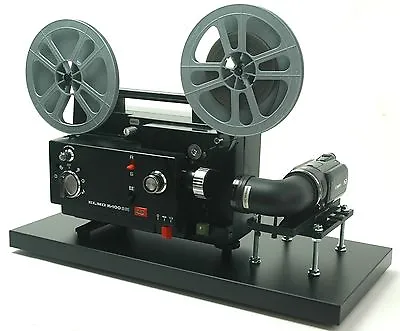 Elmo Movie Projector Telecine Video Transfer Unit Dual 8 Full 2K HD PAL Camera • $2495