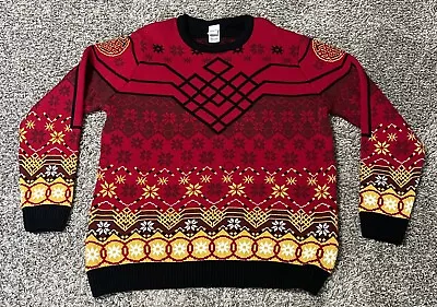 Marvel Shang-Chi Ugly Sweater Men's 3XL Red Ugly Christmas Sweater • $26