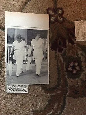 B1-6 Ephemera 1961 Picture Mary Duggan Xi K Smith A Sanders Cricket • $3.35
