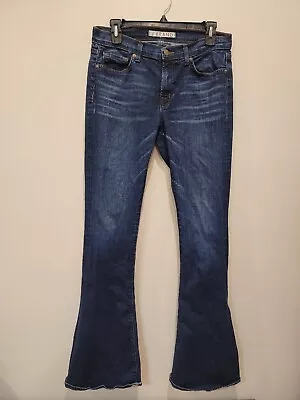 J.Brand Martini Blue Jeans Denim Flared Wide Hem Boho Street Wear Trendy Sz 28 • $14.95