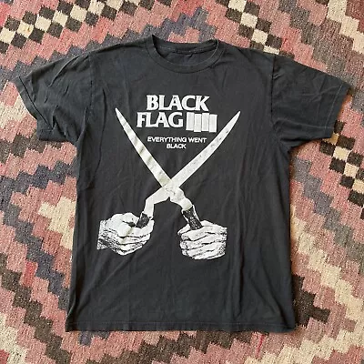 Vintage Black Flag Everything Went Black Concert Band Tour Hardcore Punk Rollins • $95