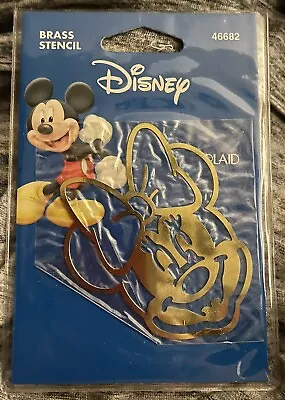 Disney Smiling Mickey Mouse Brass Stencil • $9.99