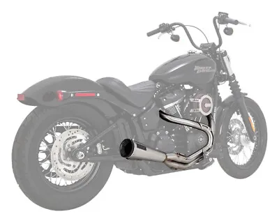 Vance & Hines Upsweep Stainless 2-Into-1 Exhaust System Harley Dyna (27625) • $1137.17