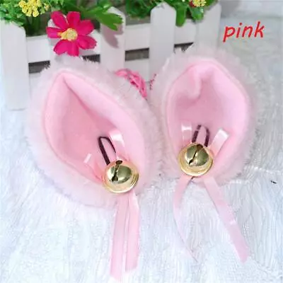 New Halloween 6 Colors Cosplay Cat Ears Bell Hair Clip Anime Costume • $7.65