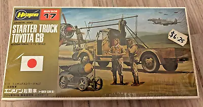 Japanese Army Hasegawa 1/72 Starter Truck Toyota GB Model Kit New Old Stock • $19.95