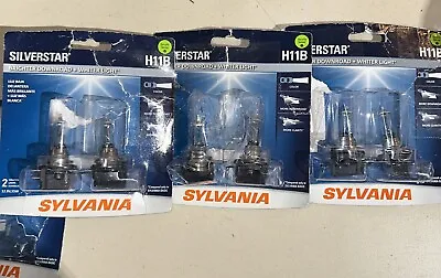Sylvania H11B SilverStar High Performance Halogen Headlight Pair Set 2 Bulbs • $9.99