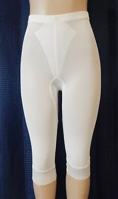 Vintage Sears Women's 85089 White Ankle-Length Shaper Moderate Girdle Size Large • $14.99