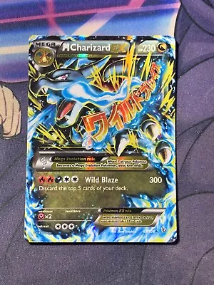 2014 Pokemon Card M Charizard EX 69/106 XY Flashfire Ultra Holo Rare Card NM • $89.99