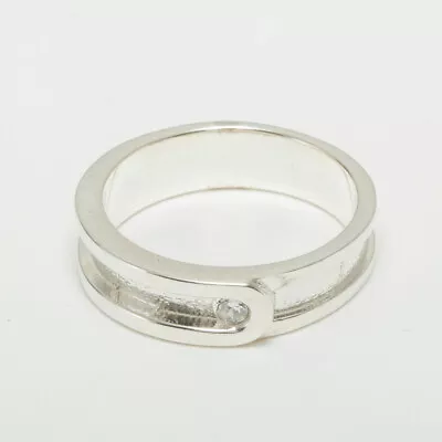 14ct White Gold Natural Diamond Mens Band Ring - Sizes N To Z • $2070.46