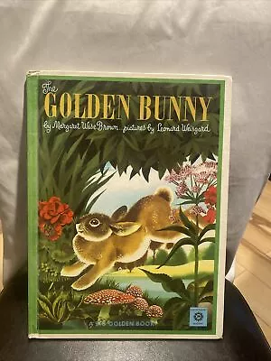 The Golden Bunny Margaret Wise Brown HC 1966 Leonard Weisgard A Big Golden Book • $17