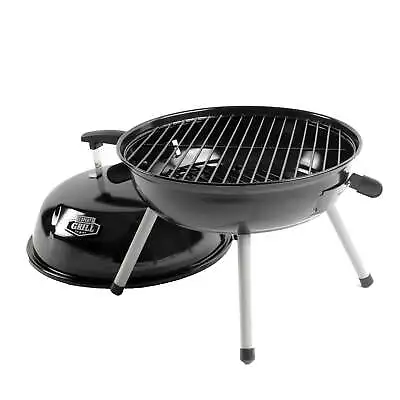 Barbecues Grill 14.5'' Steel Portable Charcoal Grill Outdoor Portable Cooking • $17.06