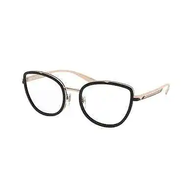 BVLGARI Eyeglasses BV2222 2014 Pink Gold & Black Frame W/ Clear Demo Lens • $307.72