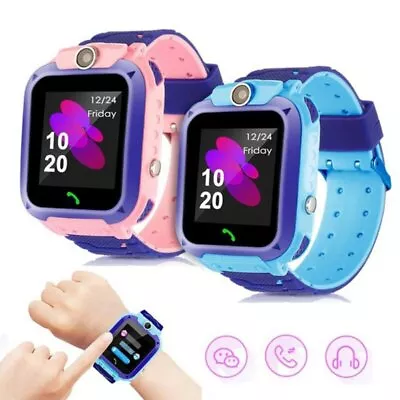 $24.99 • Buy 2022 Smart Watch Phone Kids Tracker GSM SIM Alarm Camera SOS Call For Boys Girls