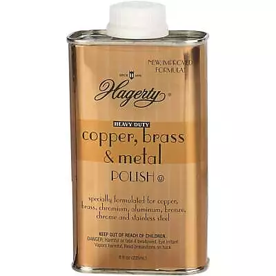 Hagerty 8 Oz. Heavy-Duty Copper Brass And Metal Polish 21080 Hagerty 21080 • $17.89