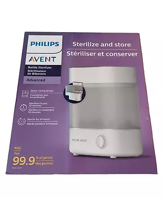 Phillip Advent Advance Bottle Sterilize And Store Kills 99.9% Of Germs SCF291/00 • $74.98