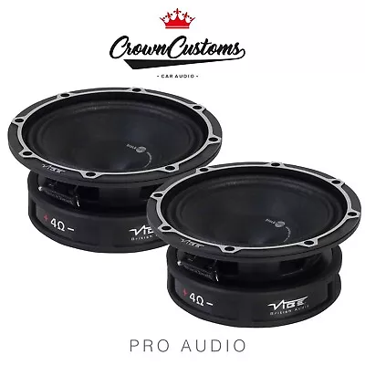 Vibe 6.5  Blackdeath Pro Midrange 525 Watts Max Pro Audio Car Speaker Pair • $185.43