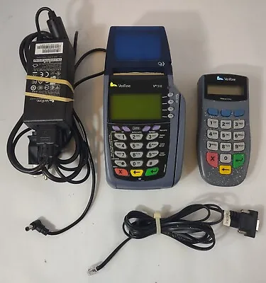 VeriFone Vx510 Dual Comm Credit Card POS Machine W/ Pinpad 1000se *Read Descript • $12.99